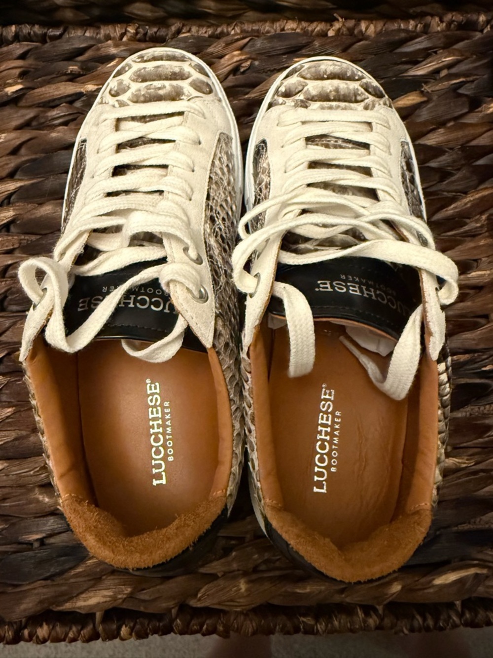 Mosaico Lace Up Sneaker - python - worn once - Picture 4 of 7